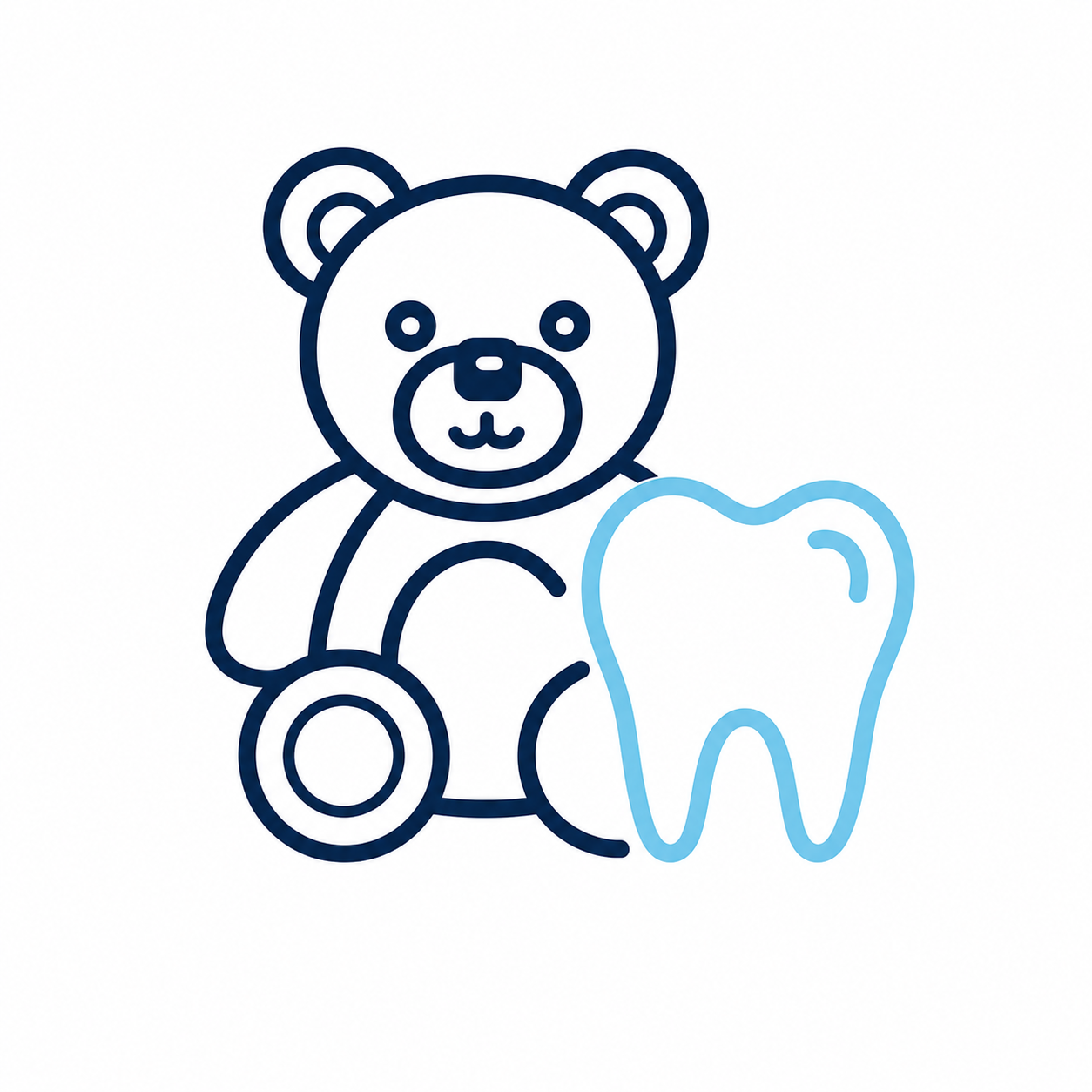 Ilustración de odontopediatría – atención dental para niños en Naucalpan